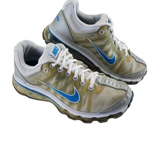 Nike Air Max Shoes Womens 6.5 Running Athletic Gym Performance Silver 354750-041